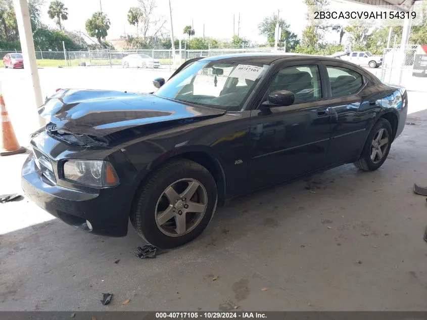 2010 Dodge Charger Sxt VIN: 2B3CA3CV9AH154319 Lot: 40717105