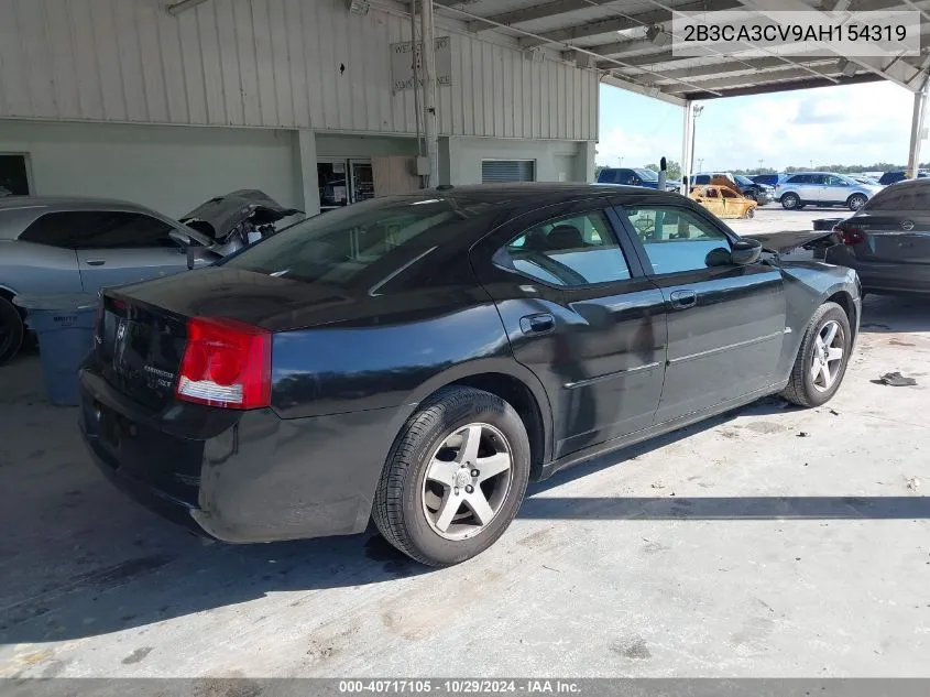 2010 Dodge Charger Sxt VIN: 2B3CA3CV9AH154319 Lot: 40717105