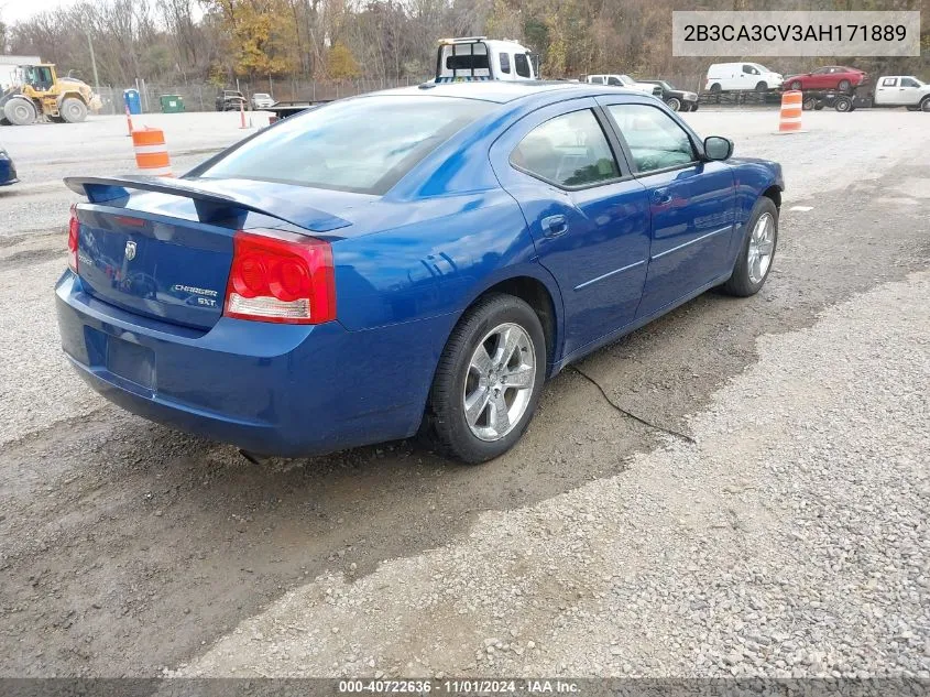 2010 Dodge Charger Sxt VIN: 2B3CA3CV3AH171889 Lot: 40722636