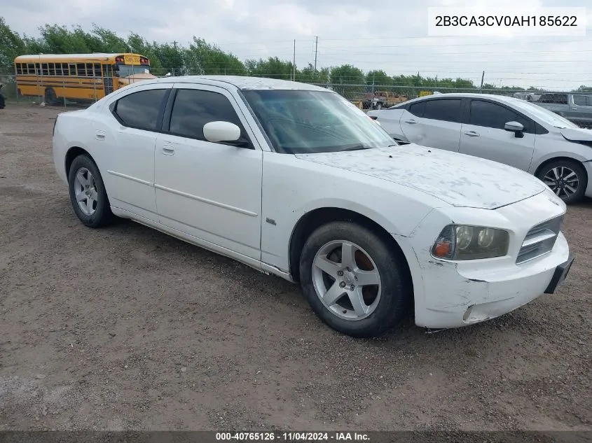 2010 Dodge Charger Sxt VIN: 2B3CA3CV0AH185622 Lot: 40765126