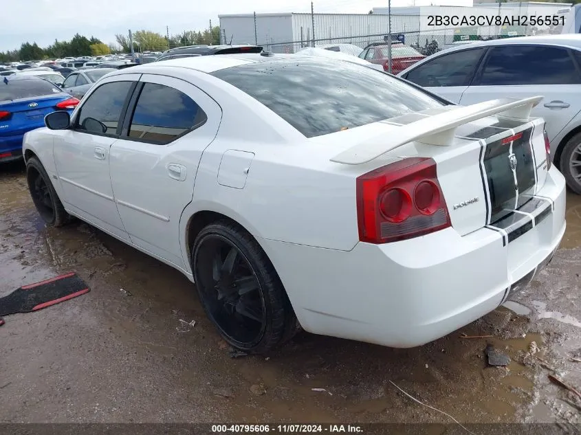 2B3CA3CV8AH256551 2010 Dodge Charger Sxt