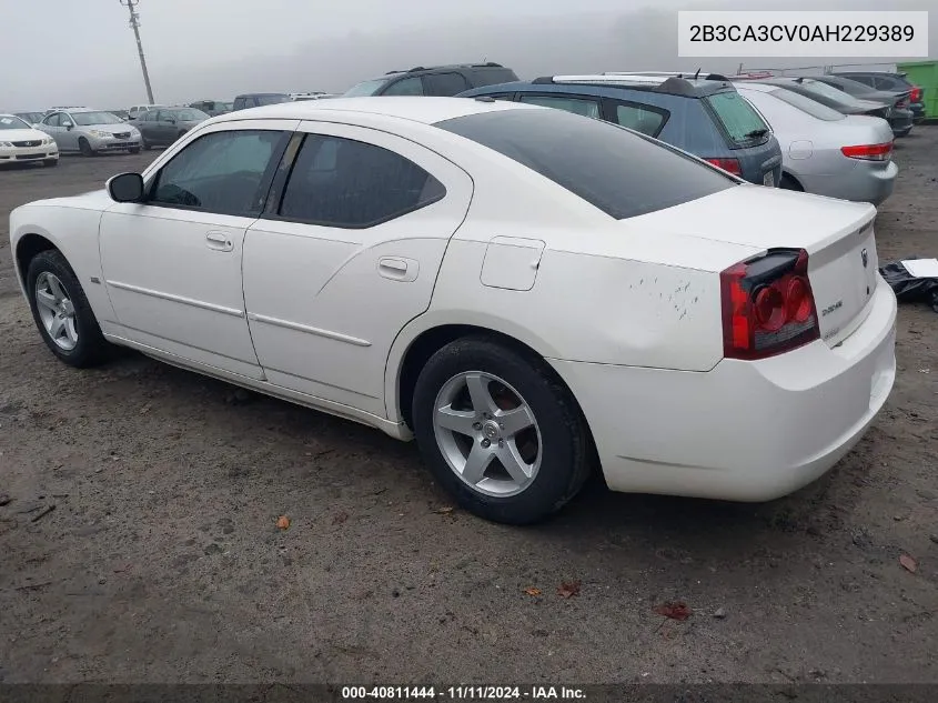 2B3CA3CV0AH229389 2010 Dodge Charger Sxt