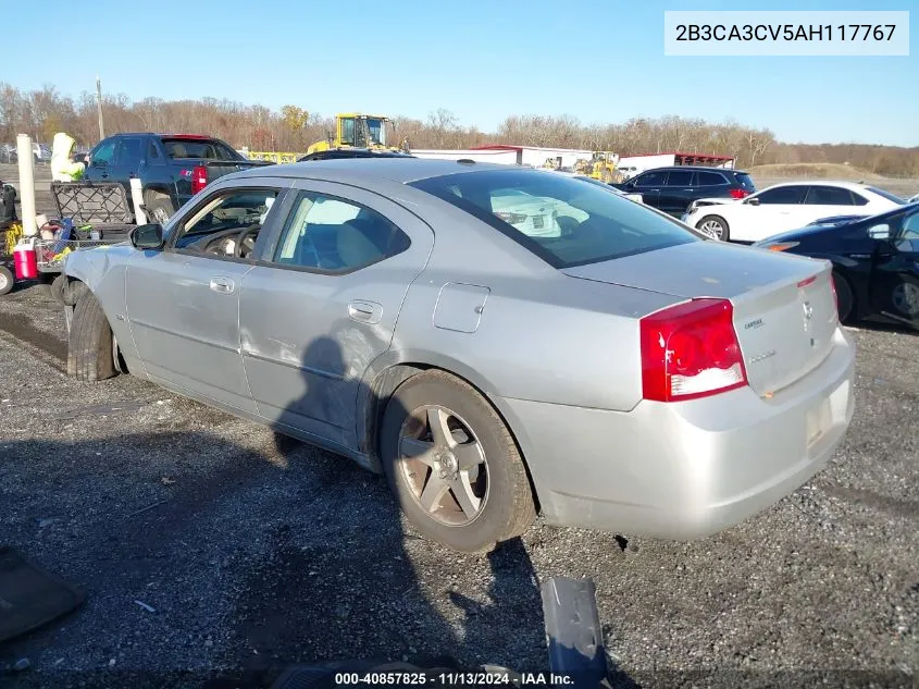 2010 Dodge Charger Sxt VIN: 2B3CA3CV5AH117767 Lot: 40857825