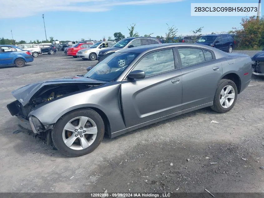 2B3CL3CG9BH562073 2011 Dodge Charger