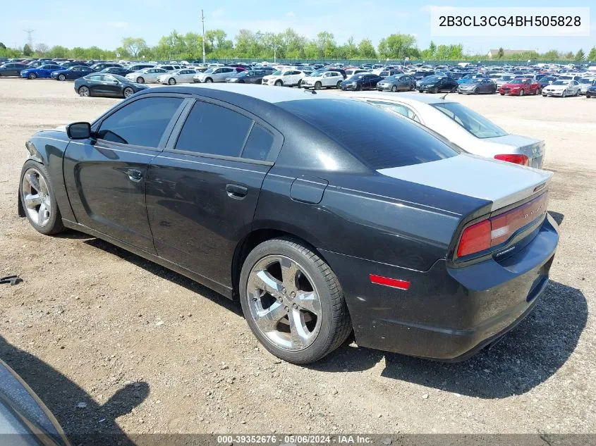 2011 Dodge Charger VIN: 2B3CL3CG4BH505828 Lot: 39352676