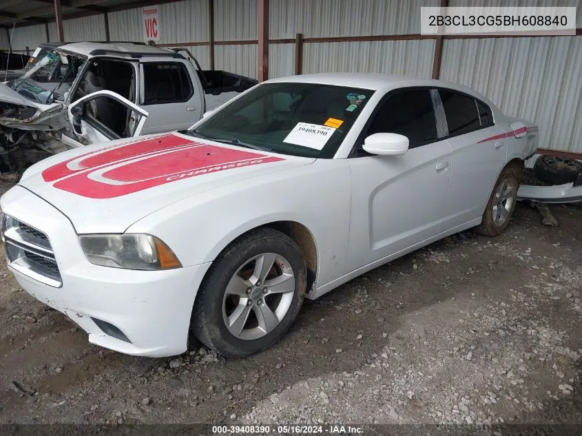 2B3CL3CG5BH608840 2011 Dodge Charger