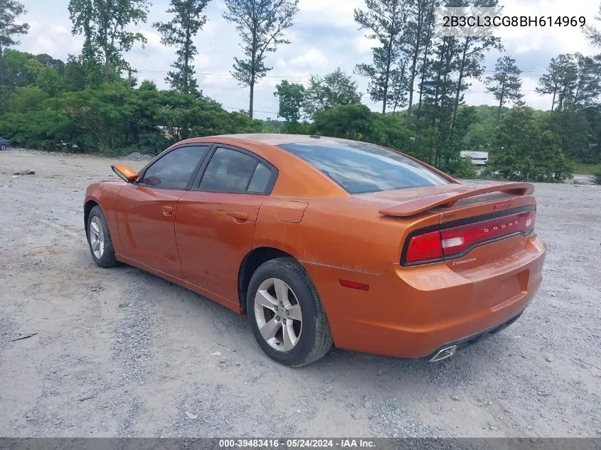 2B3CL3CG8BH614969 2011 Dodge Charger