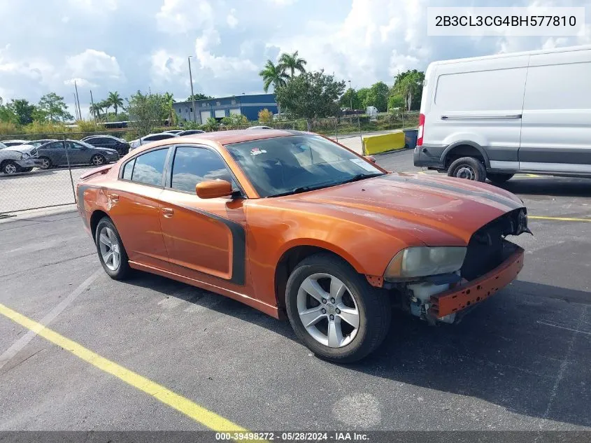 2011 Dodge Charger VIN: 2B3CL3CG4BH577810 Lot: 39498272