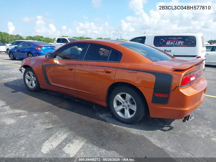 2B3CL3CG4BH577810 2011 Dodge Charger