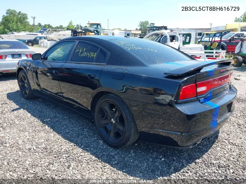 2011 Dodge Charger R/T VIN: 2B3CL5CT8BH616729 Lot: 39742161