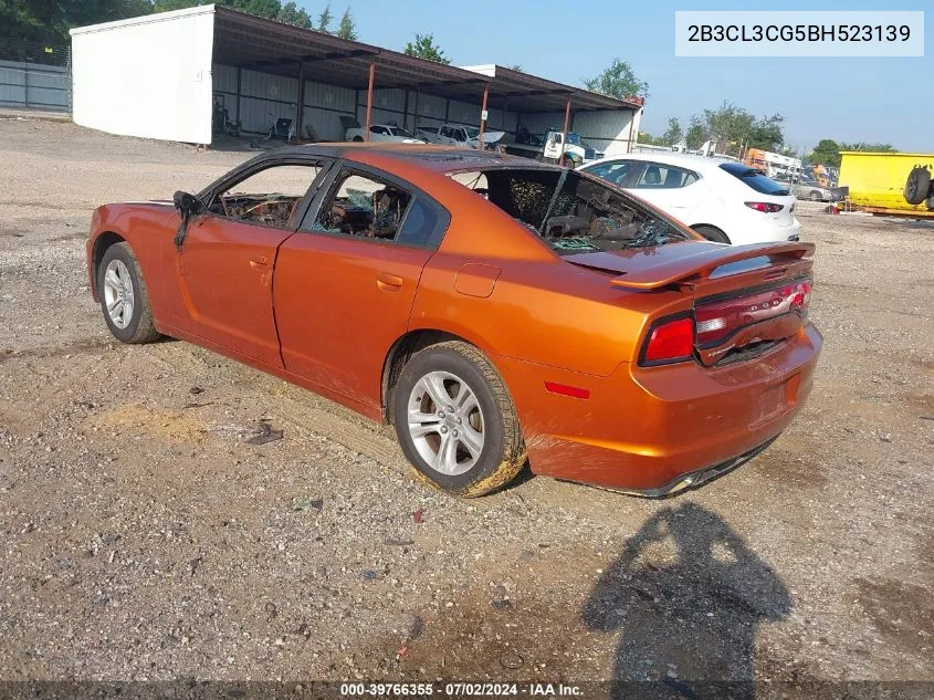 2B3CL3CG5BH523139 2011 Dodge Charger