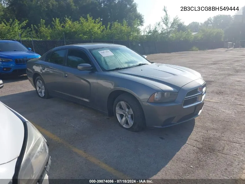 2B3CL3CG8BH549444 2011 Dodge Charger