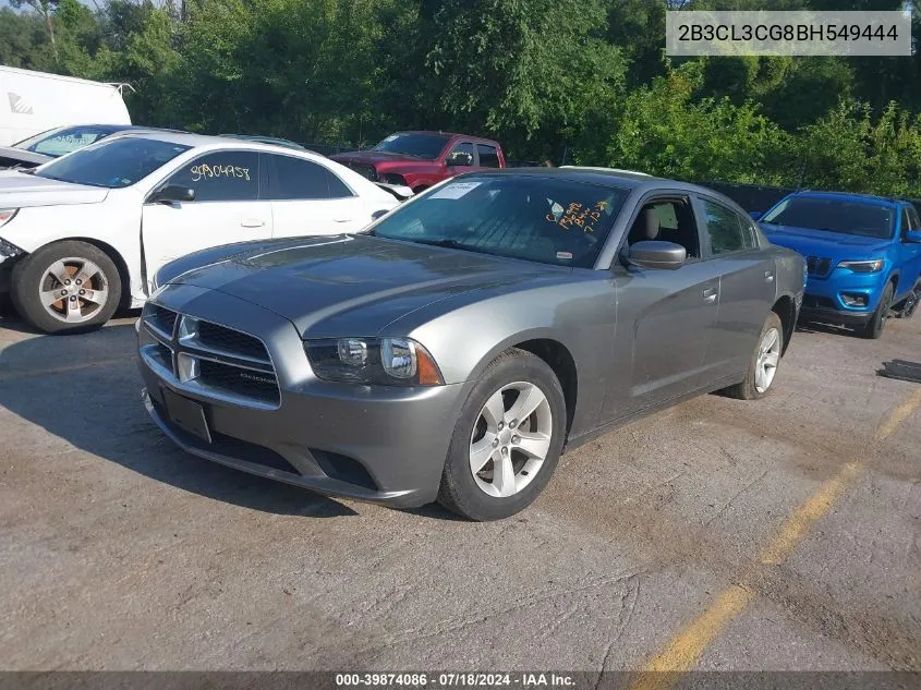 2B3CL3CG8BH549444 2011 Dodge Charger