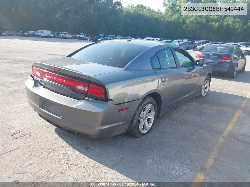 2011 Dodge Charger VIN: 2B3CL3CG8BH549444 Lot: 39874086