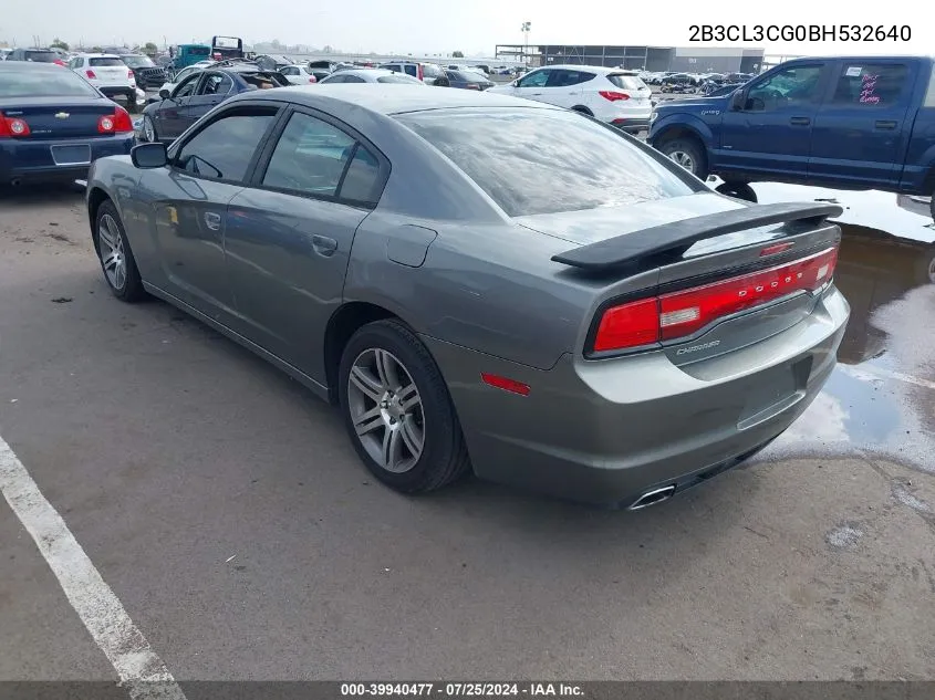 2B3CL3CG0BH532640 2011 Dodge Charger