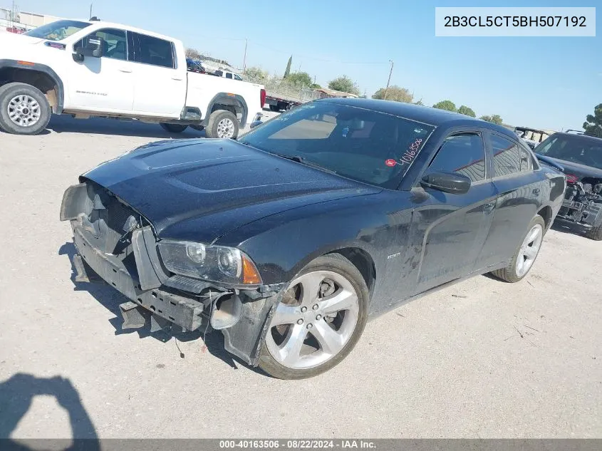 2B3CL5CT5BH507192 2011 Dodge Charger R/T