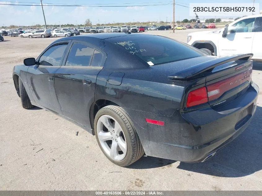 2011 Dodge Charger R/T VIN: 2B3CL5CT5BH507192 Lot: 40163506