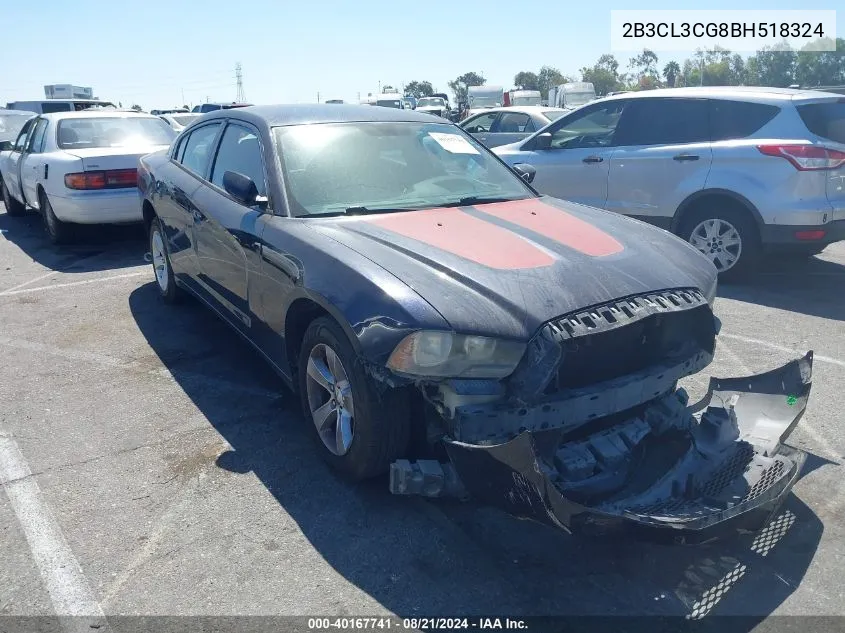 2B3CL3CG8BH518324 2011 Dodge Charger