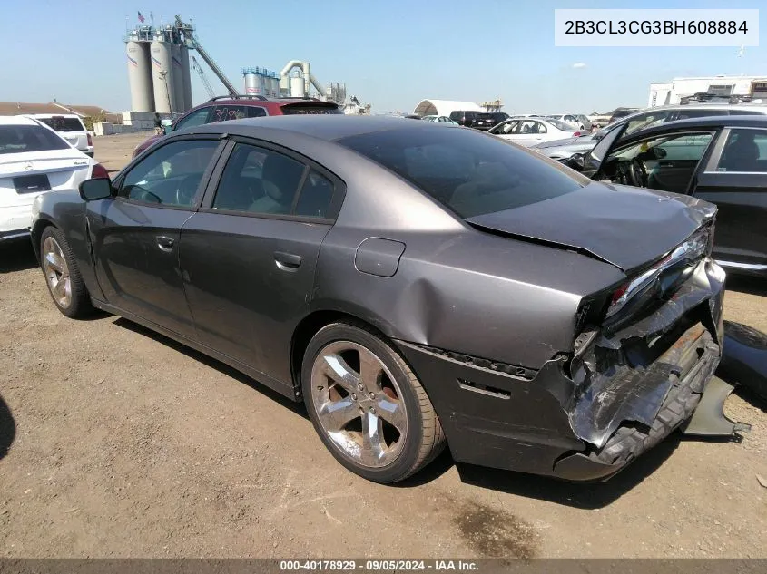 2011 Dodge Charger VIN: 2B3CL3CG3BH608884 Lot: 40178929