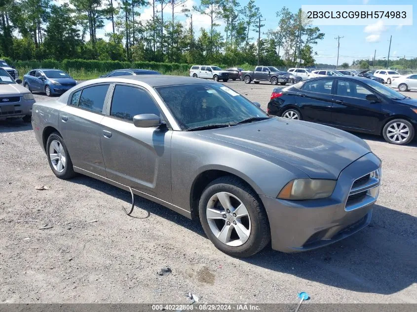 2011 Dodge Charger VIN: 2B3CL3CG9BH574983 Lot: 40222808