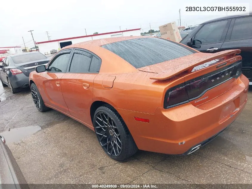 2B3CL3CG7BH555932 2011 Dodge Charger