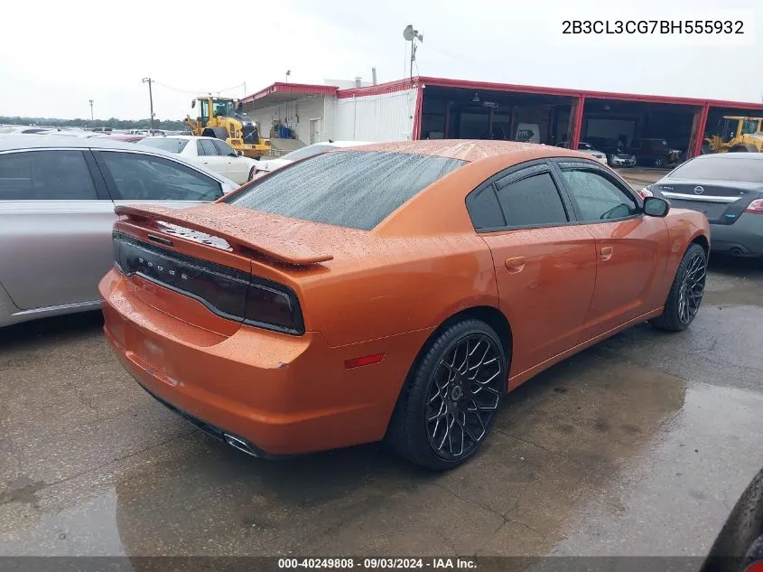 2B3CL3CG7BH555932 2011 Dodge Charger