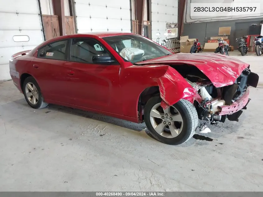 2011 Dodge Charger VIN: 2B3CL3CG4BH535797 Lot: 40268490