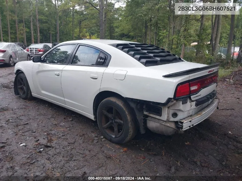 2011 Dodge Charger VIN: 2B3CL3CG6BH607521 Lot: 40315087