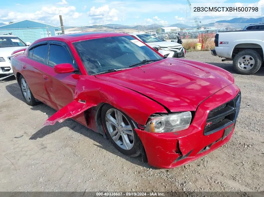 2B3CM5CTXBH500798 2011 Dodge Charger R/T