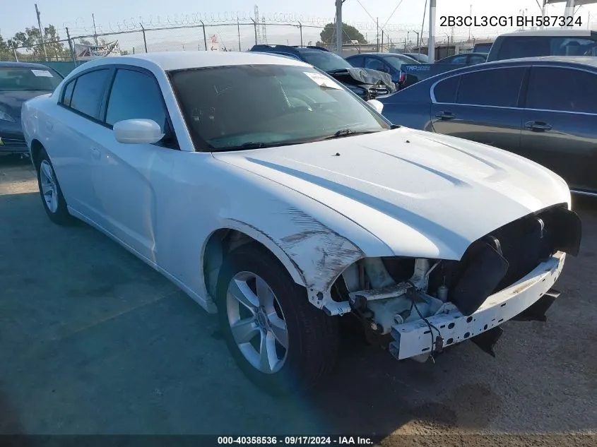 2011 Dodge Charger VIN: 2B3CL3CG1BH587324 Lot: 40358536