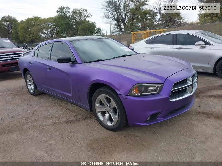 2B3CL3CG7BH507010 2011 Dodge Charger