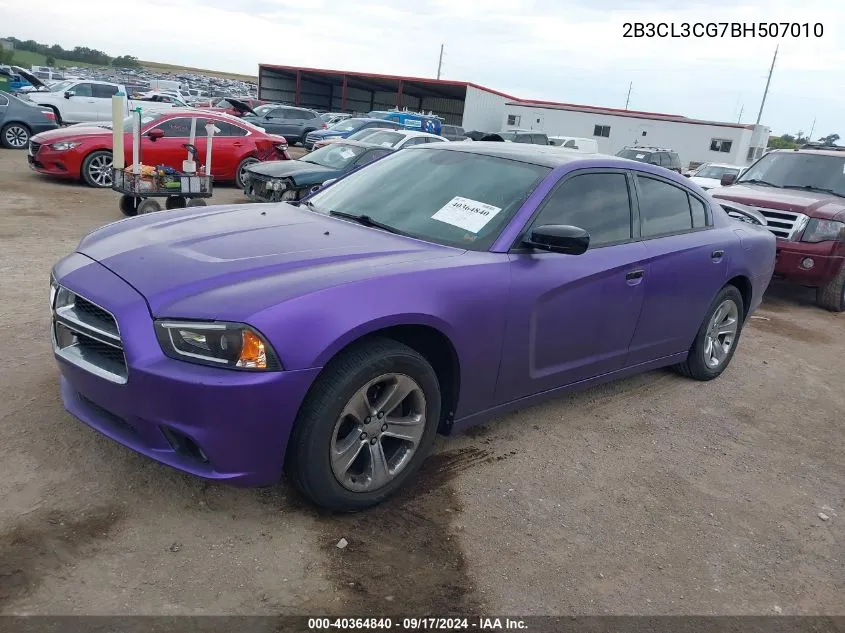 2011 Dodge Charger VIN: 2B3CL3CG7BH507010 Lot: 40364840