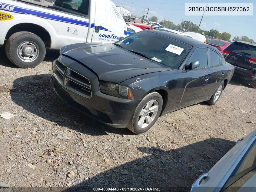 2011 Dodge Charger VIN: 2B3CL3CG5BH527062 Lot: 40394448