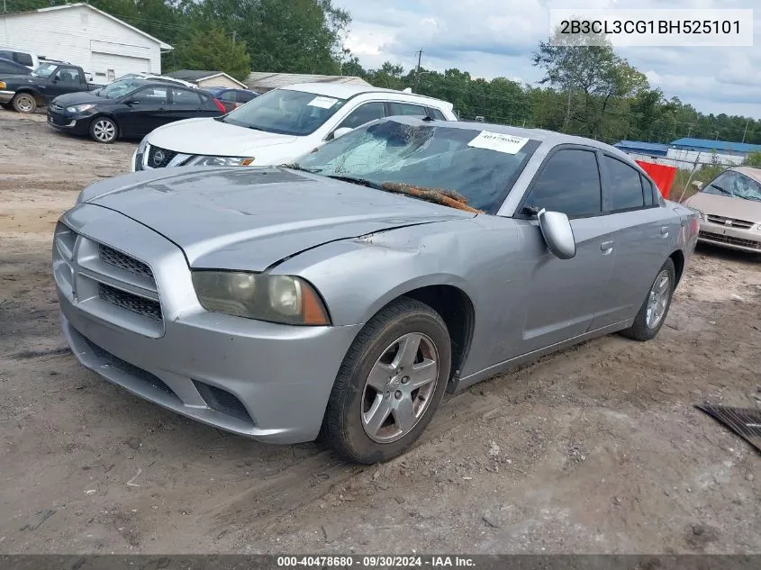 2011 Dodge Charger VIN: 2B3CL3CG1BH525101 Lot: 40478680