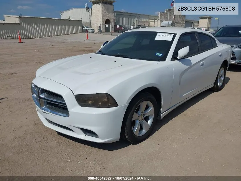 2011 Dodge Charger VIN: 2B3CL3CG1BH576808 Lot: 40542327