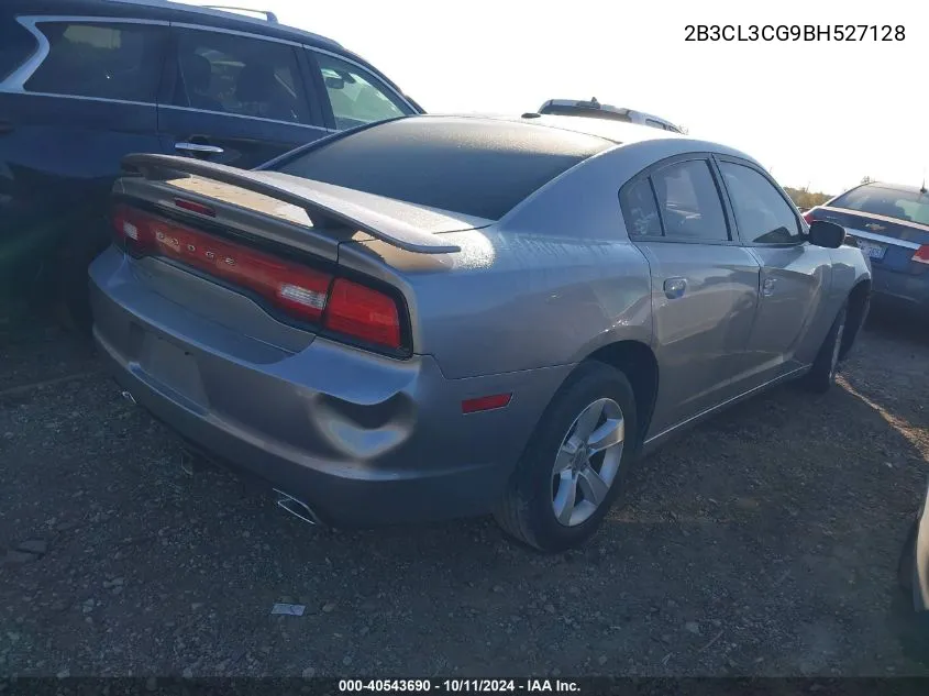 2011 Dodge Charger VIN: 2B3CL3CG9BH527128 Lot: 40543690