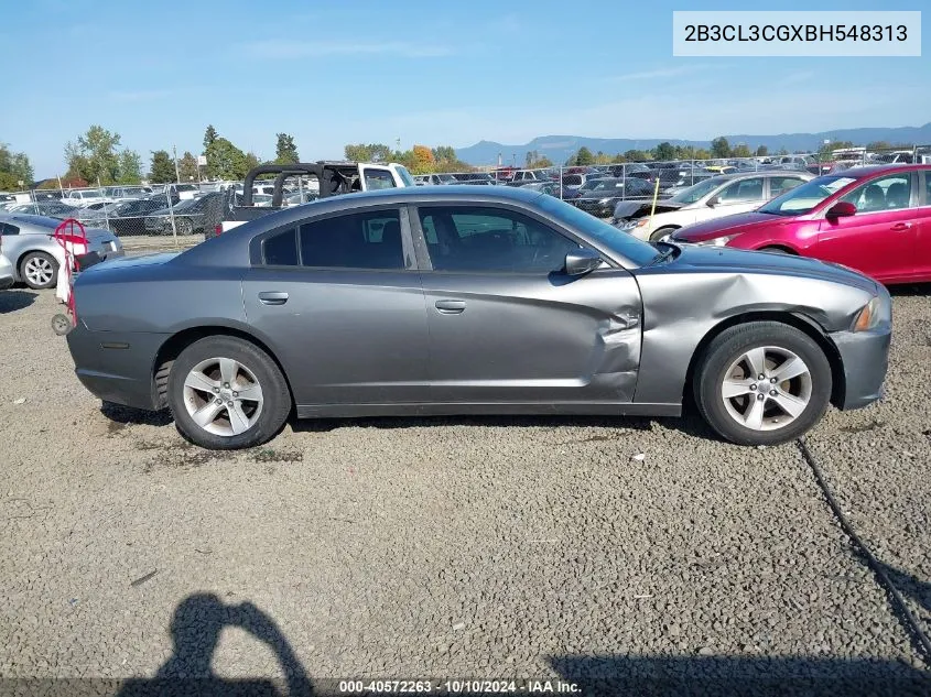 2011 Dodge Charger VIN: 2B3CL3CGXBH548313 Lot: 40572263