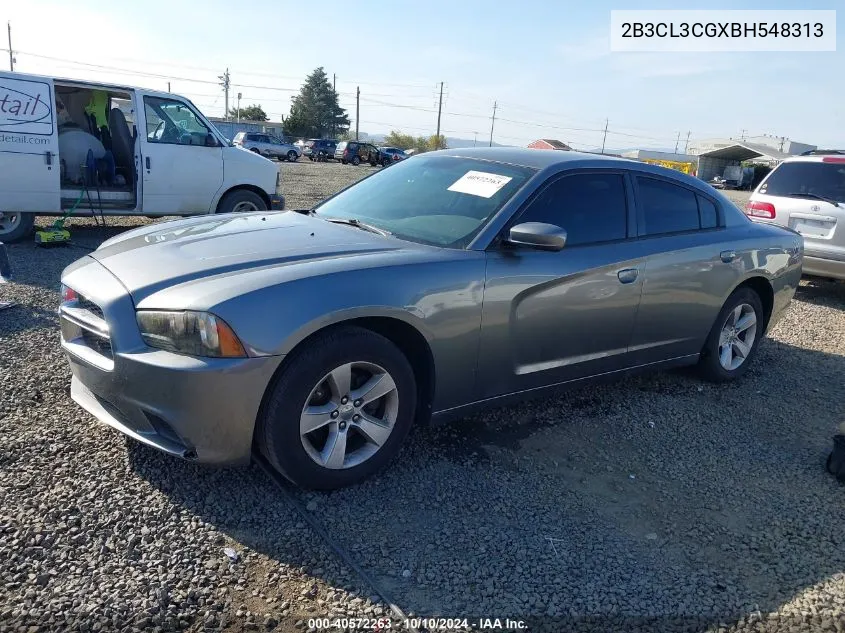 2011 Dodge Charger VIN: 2B3CL3CGXBH548313 Lot: 40572263