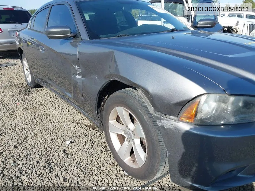 2011 Dodge Charger VIN: 2B3CL3CGXBH548313 Lot: 40572263