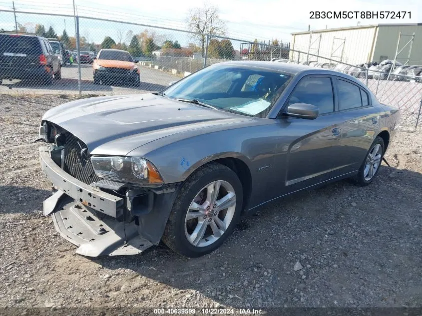 2B3CM5CT8BH572471 2011 Dodge Charger R/T