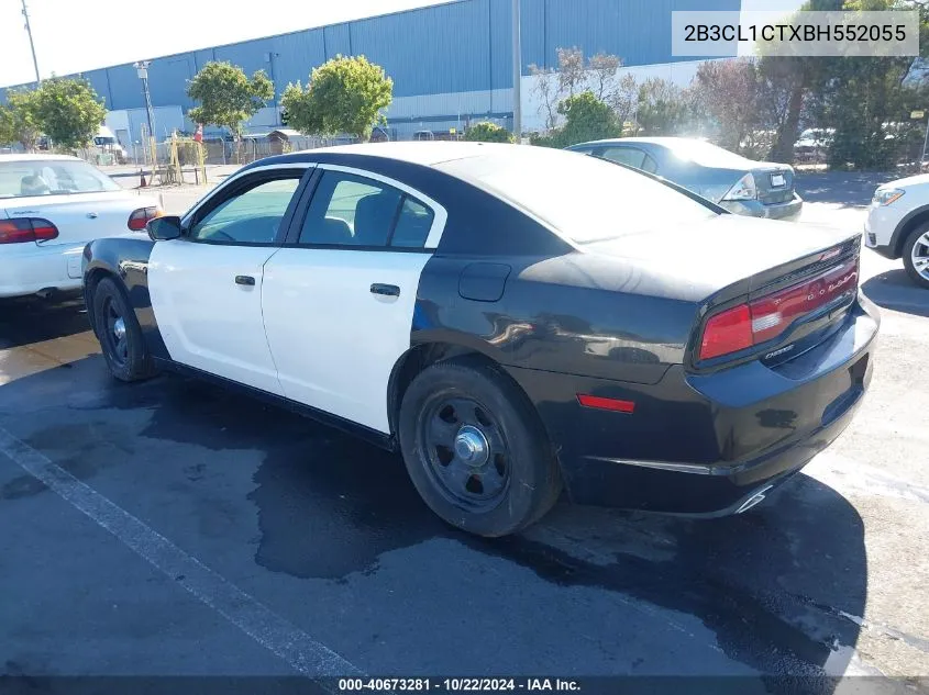 2B3CL1CTXBH552055 2011 Dodge Charger Police