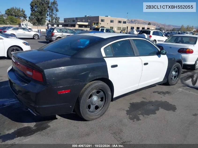 2011 Dodge Charger Police VIN: 2B3CL1CTXBH552055 Lot: 40673281