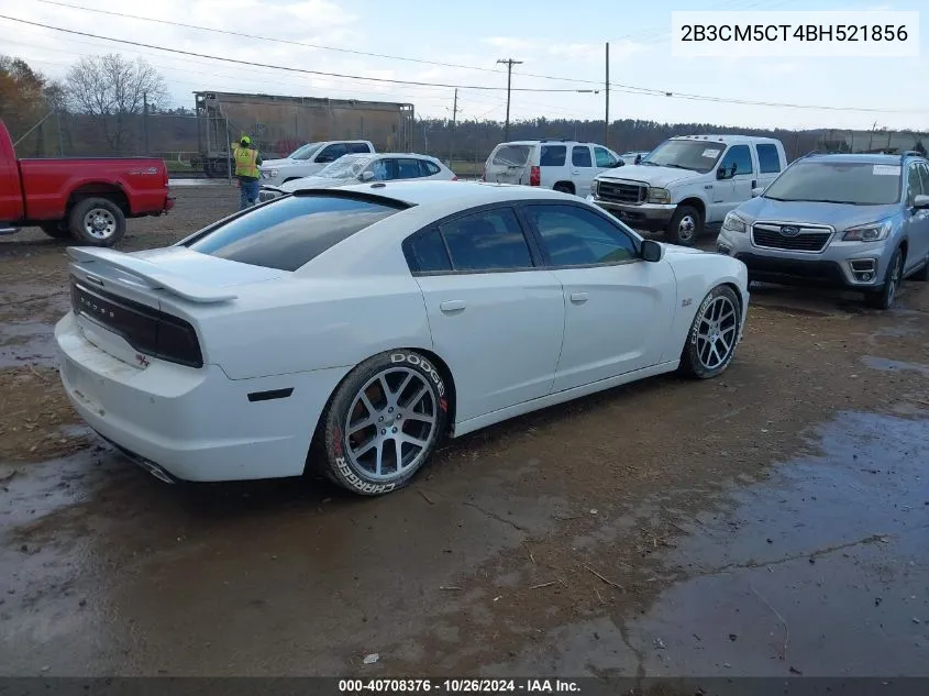 2011 Dodge Charger R/T VIN: 2B3CM5CT4BH521856 Lot: 40708376