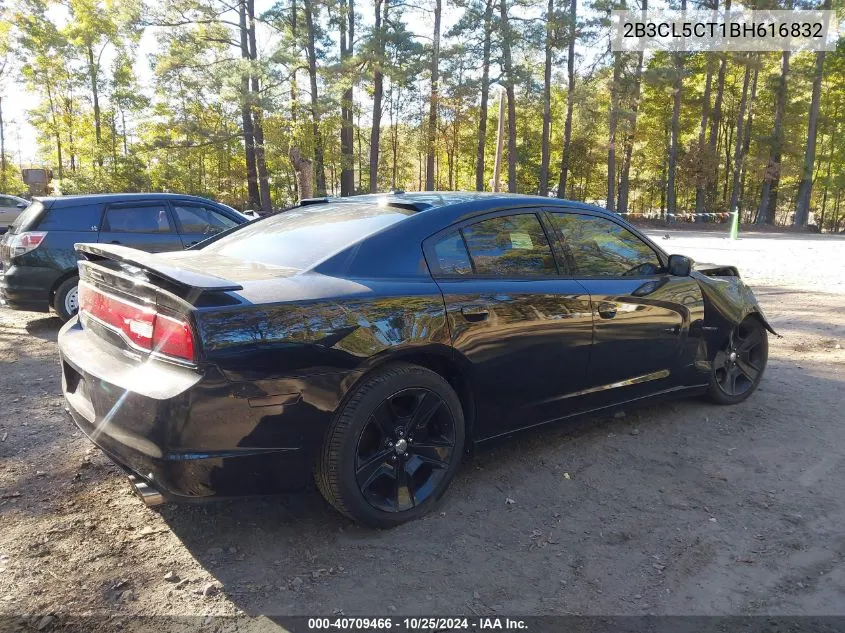 2011 Dodge Charger R/T VIN: 2B3CL5CT1BH616832 Lot: 40709466