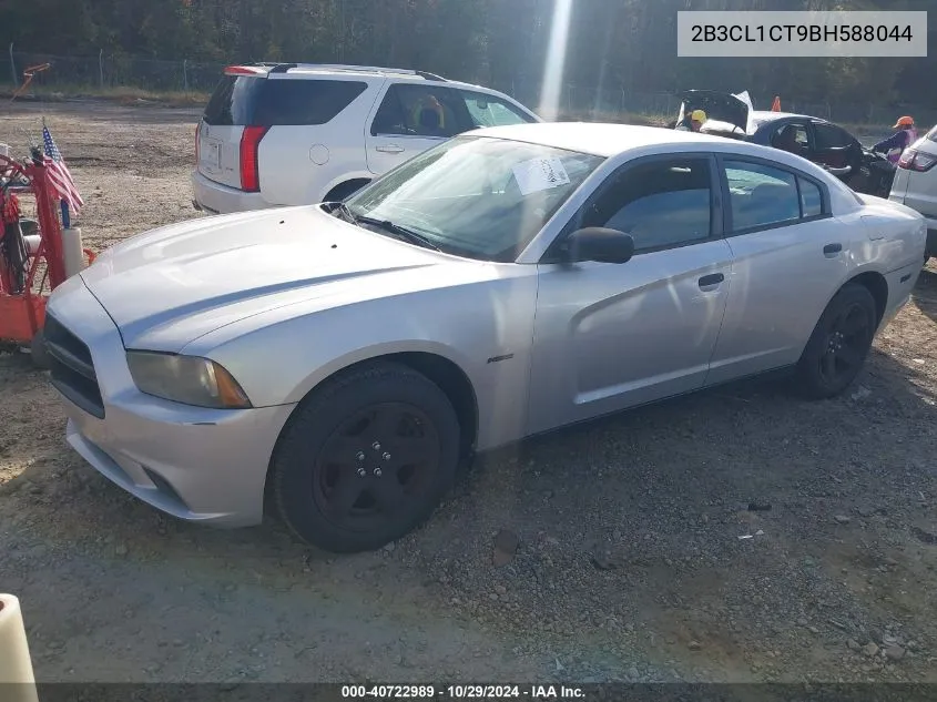 2011 Dodge Charger Police VIN: 2B3CL1CT9BH588044 Lot: 40722989