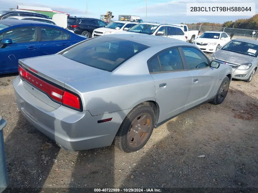 2011 Dodge Charger Police VIN: 2B3CL1CT9BH588044 Lot: 40722989