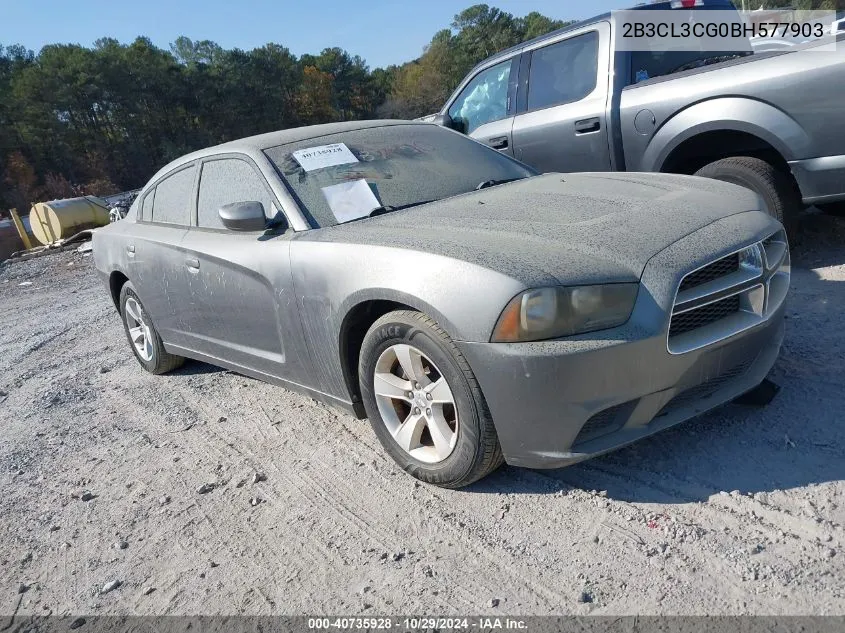 2011 Dodge Charger VIN: 2B3CL3CG0BH577903 Lot: 40735928