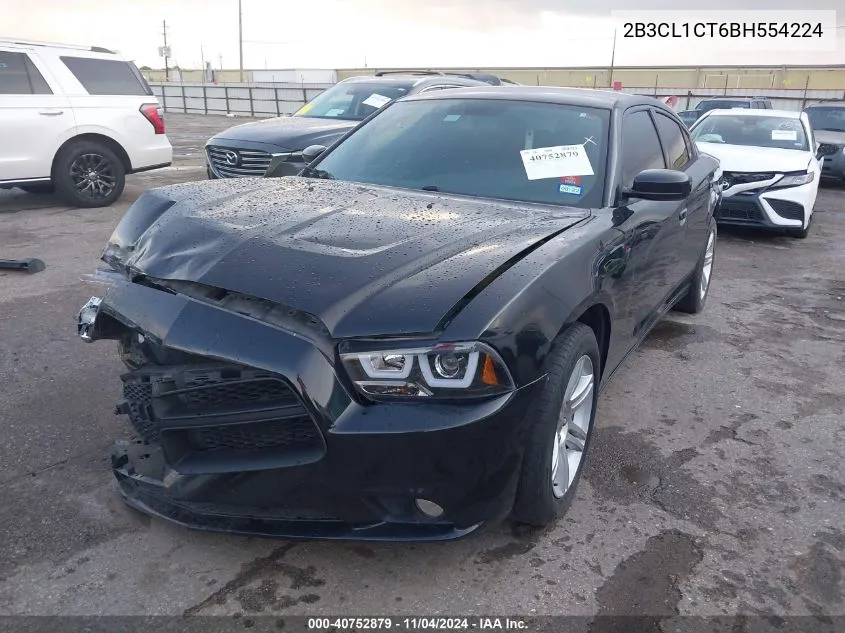 2011 Dodge Charger Police VIN: 2B3CL1CT6BH554224 Lot: 40752879