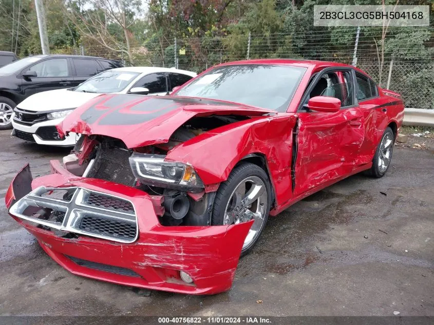 2011 Dodge Charger VIN: 2B3CL3CG5BH504168 Lot: 40756822