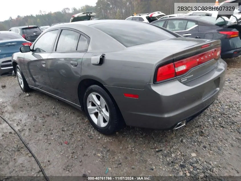 2011 Dodge Charger VIN: 2B3CL3CG3BH607329 Lot: 40761766